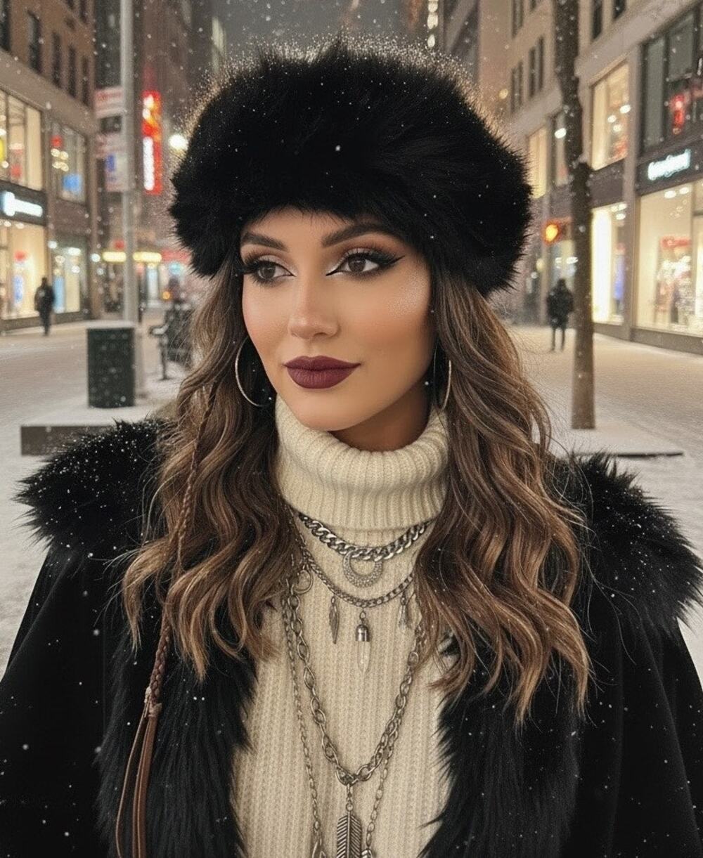 Faux Fur Winter Headband